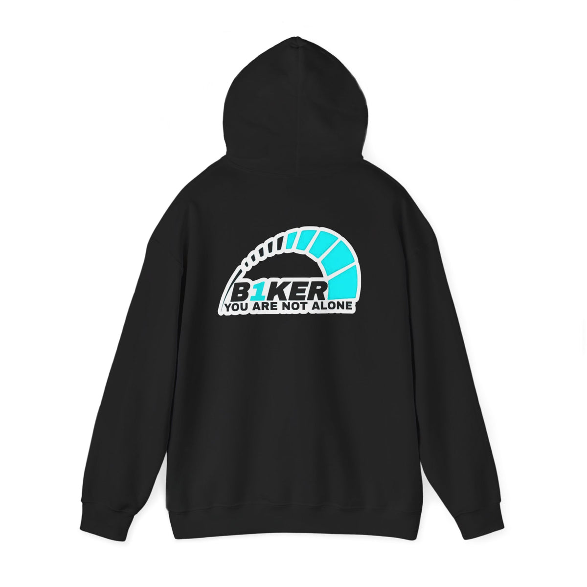 B1KER Hoodie- You Are Not Alone (Turquoise)