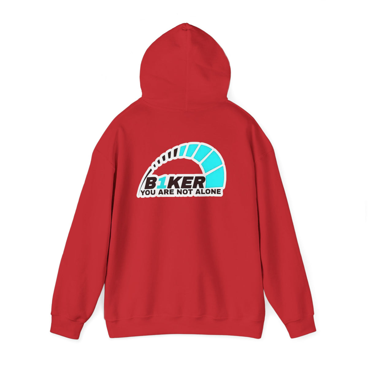 B1KER Hoodie- You Are Not Alone (Turquoise)