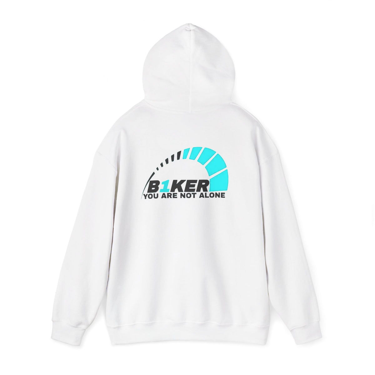 B1KER Hoodie- You Are Not Alone (Turquoise)