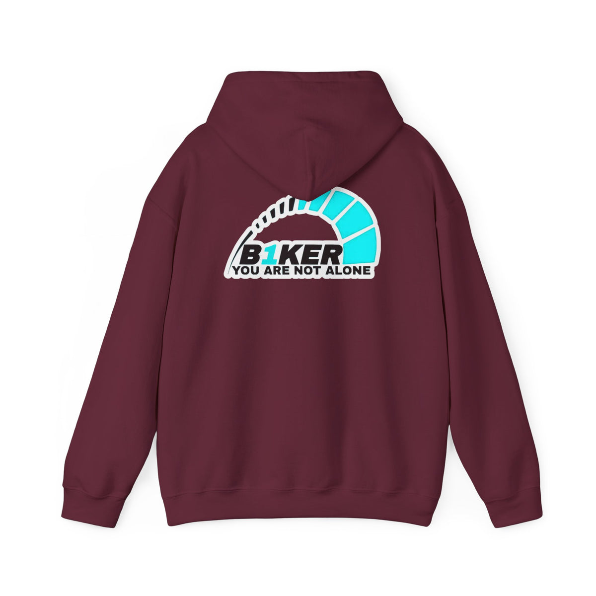 B1KER Hoodie- You Are Not Alone (Turquoise)