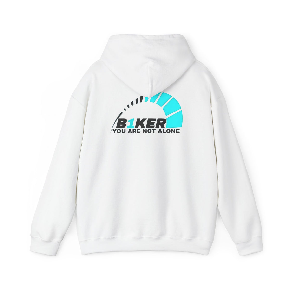B1KER Hoodie- You Are Not Alone (Turquoise)