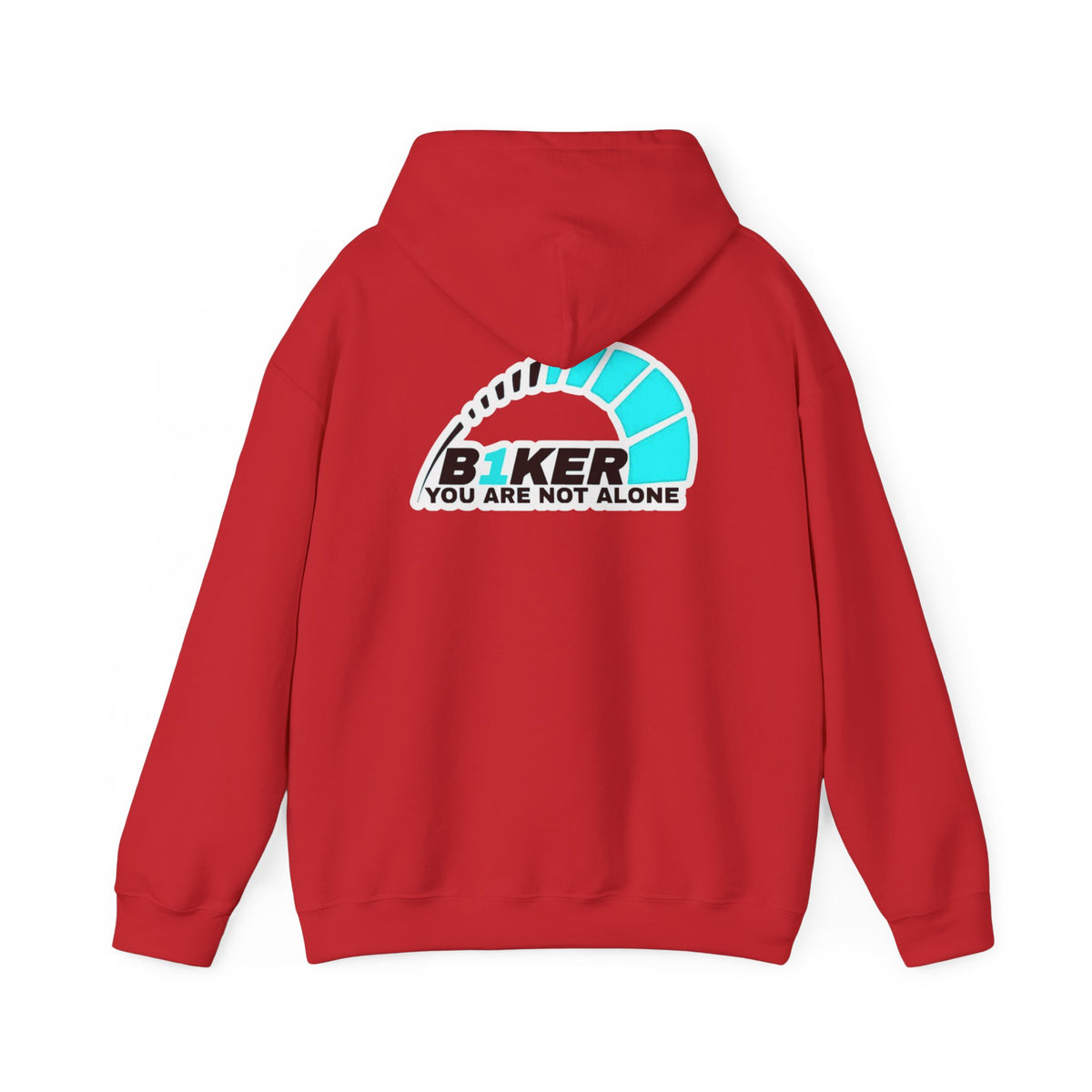 B1KER Hoodie- You Are Not Alone (Turquoise)