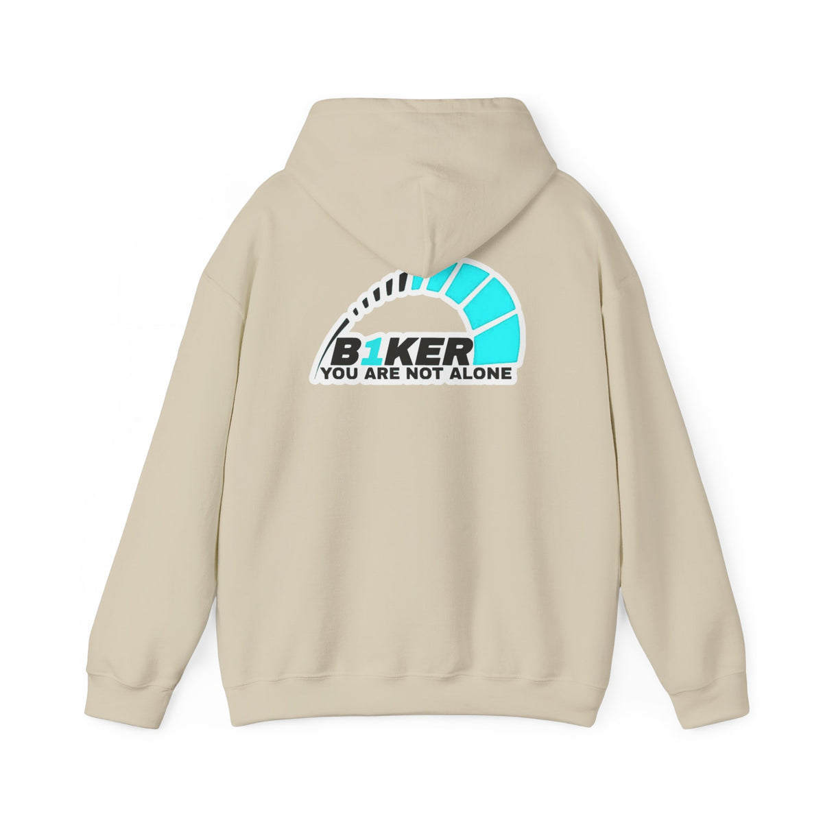 B1KER Hoodie- You Are Not Alone (Turquoise)