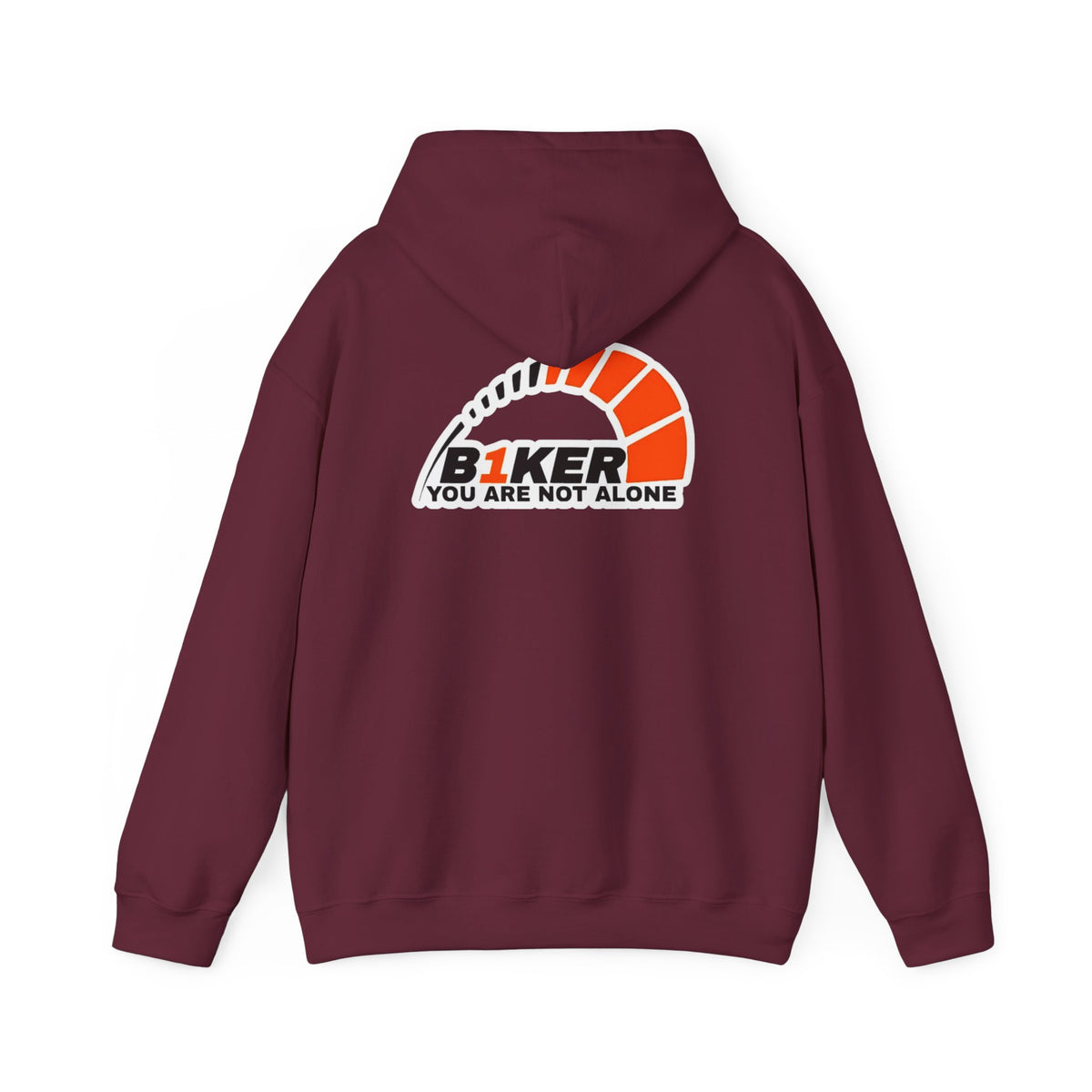 B1KER Hoodie- You Are Not Alone (Orange)