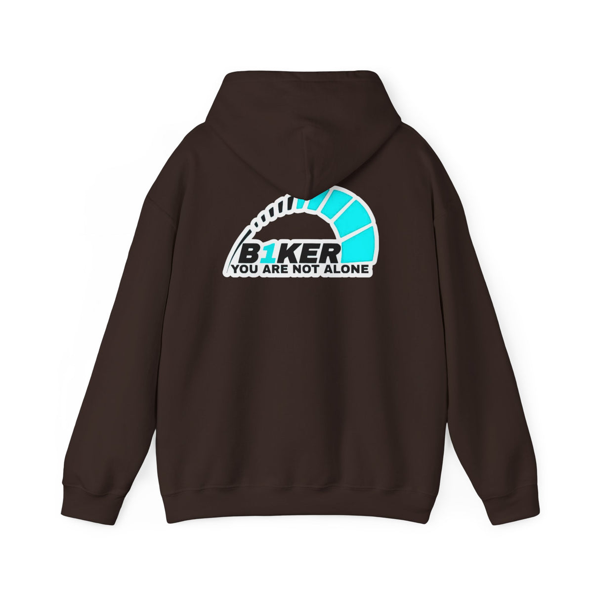 B1KER Hoodie- You Are Not Alone (Turquoise)