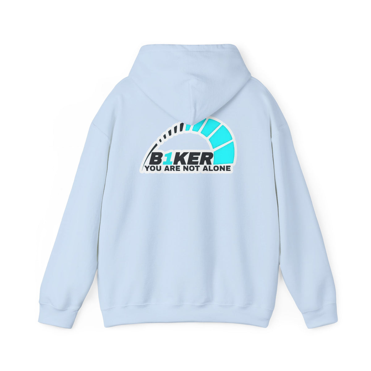 B1KER Hoodie- You Are Not Alone (Turquoise)