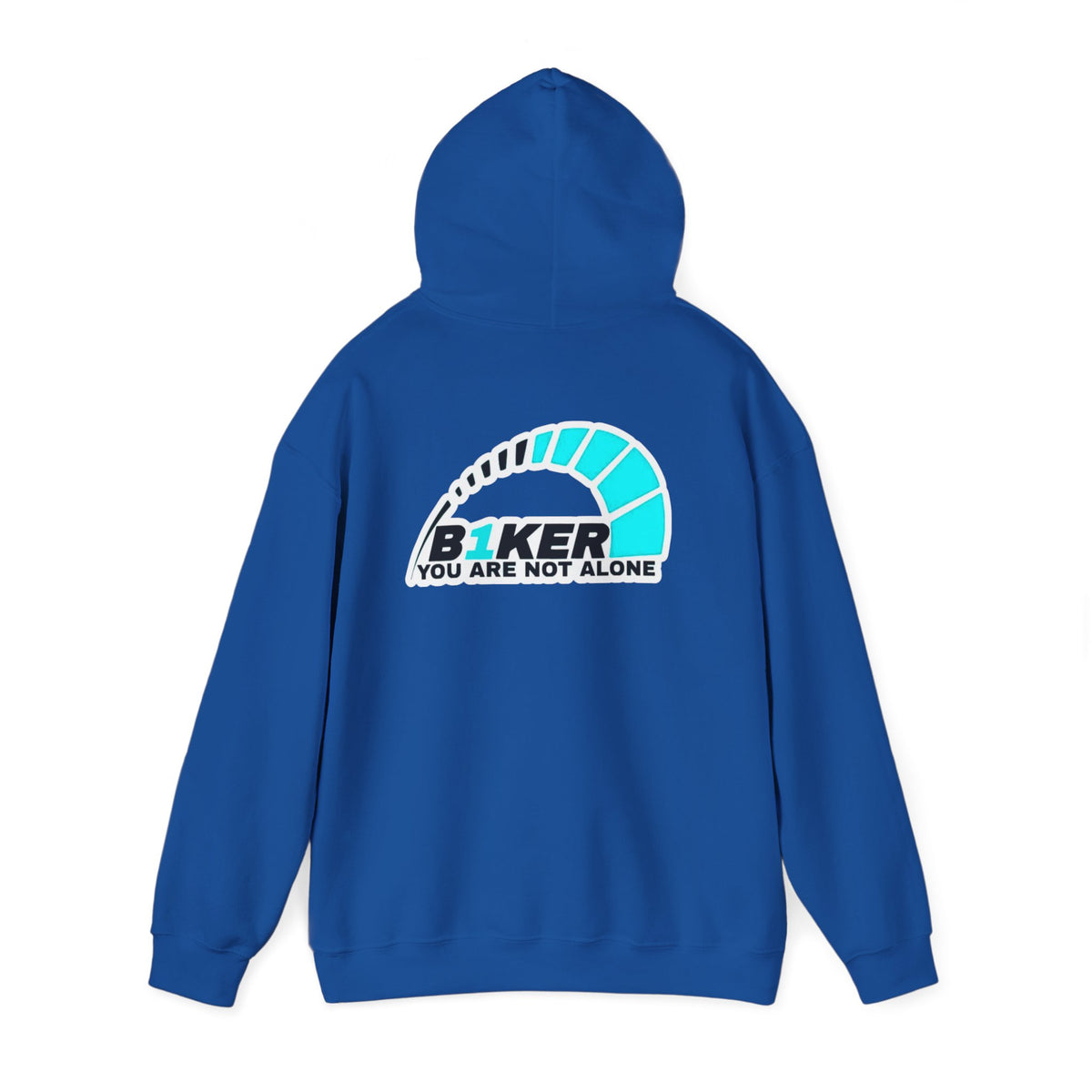 B1KER Hoodie- You Are Not Alone (Turquoise)