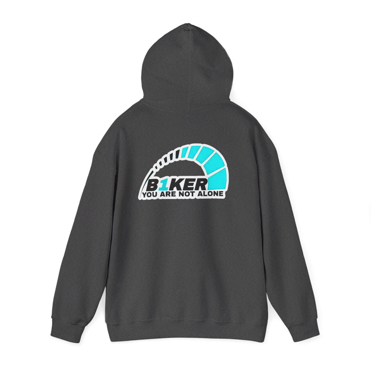 B1KER Hoodie- You Are Not Alone (Turquoise)