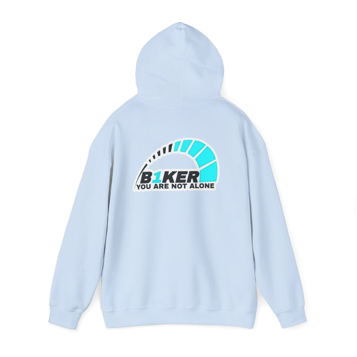 B1KER Hoodie- You Are Not Alone (Turquoise)