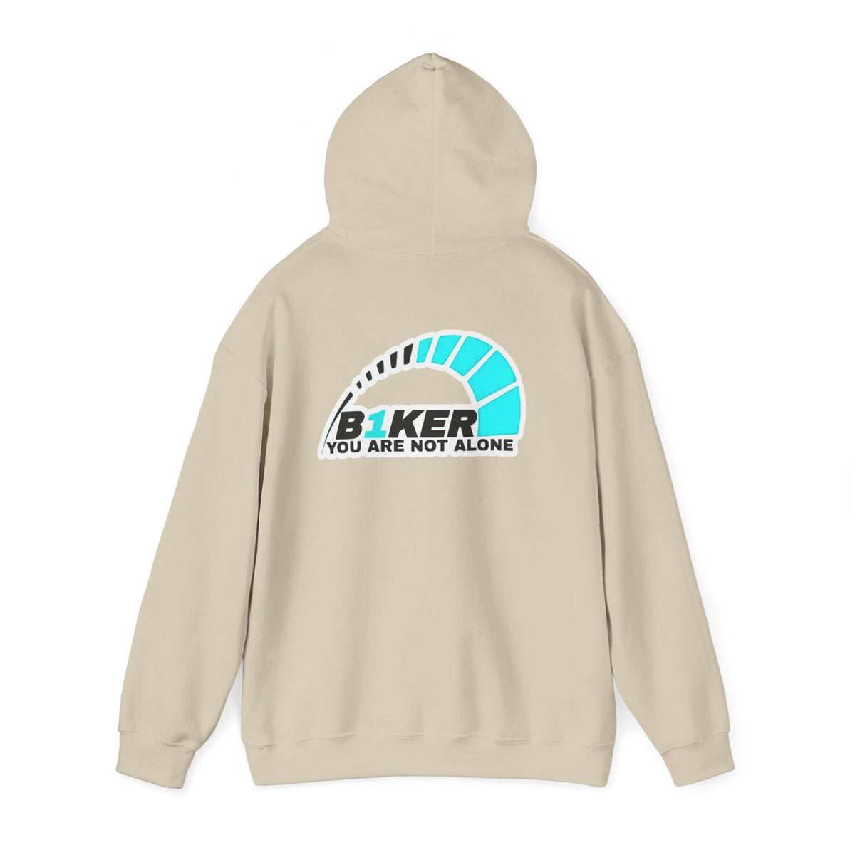 B1KER Hoodie- You Are Not Alone (Turquoise)