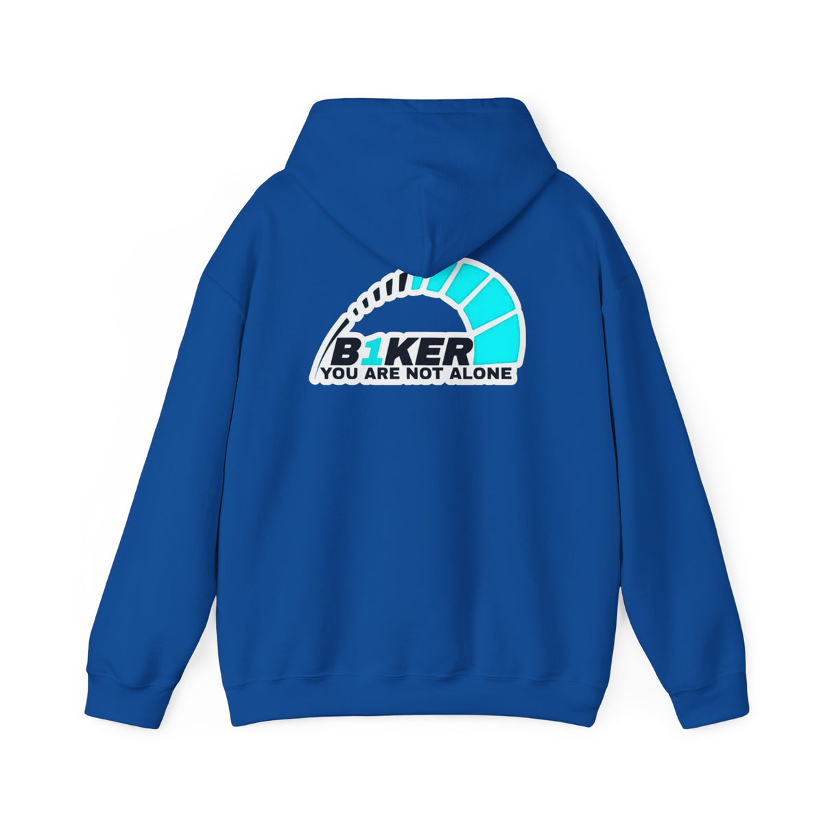 B1KER Hoodie- You Are Not Alone (Turquoise)