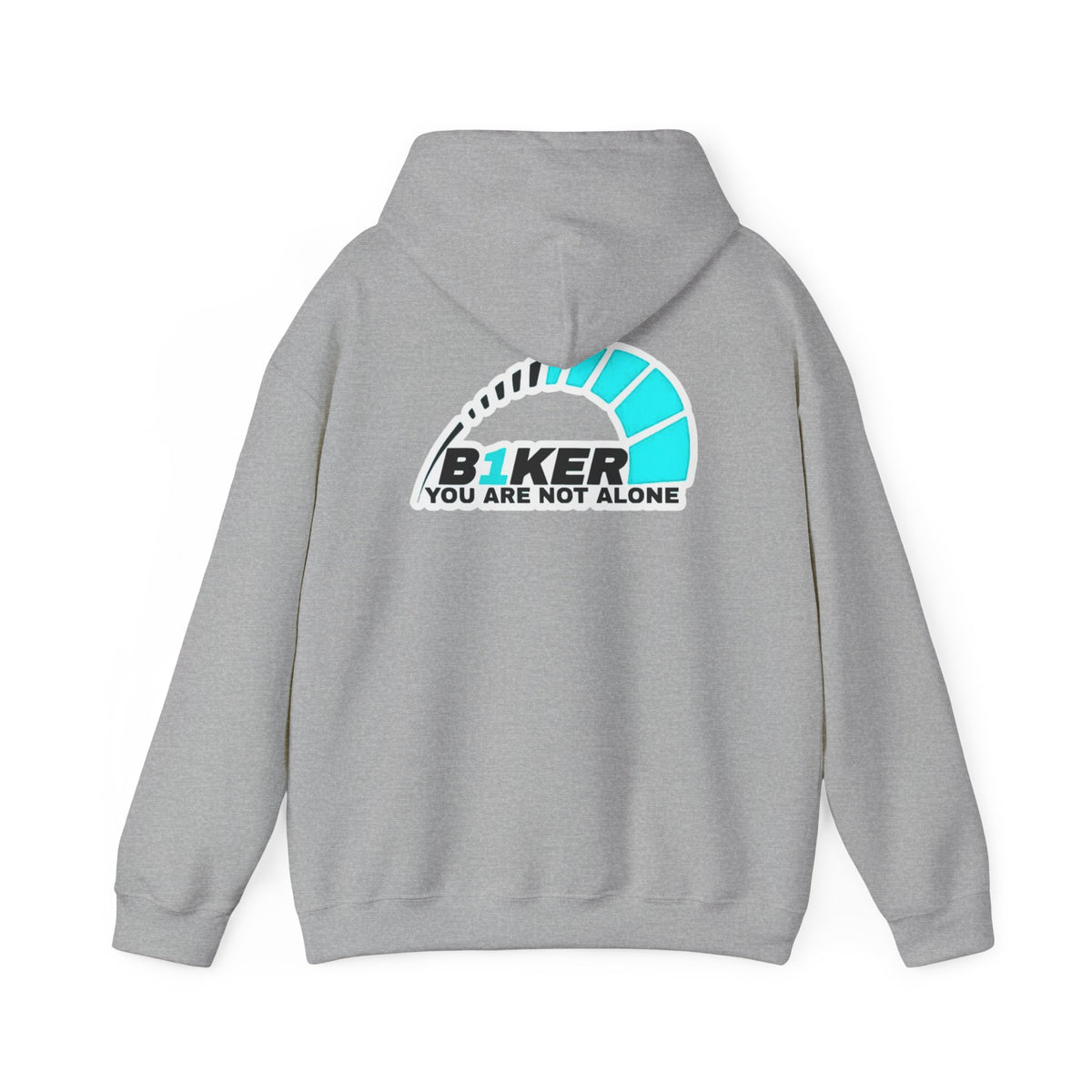B1KER Hoodie- You Are Not Alone (Turquoise)