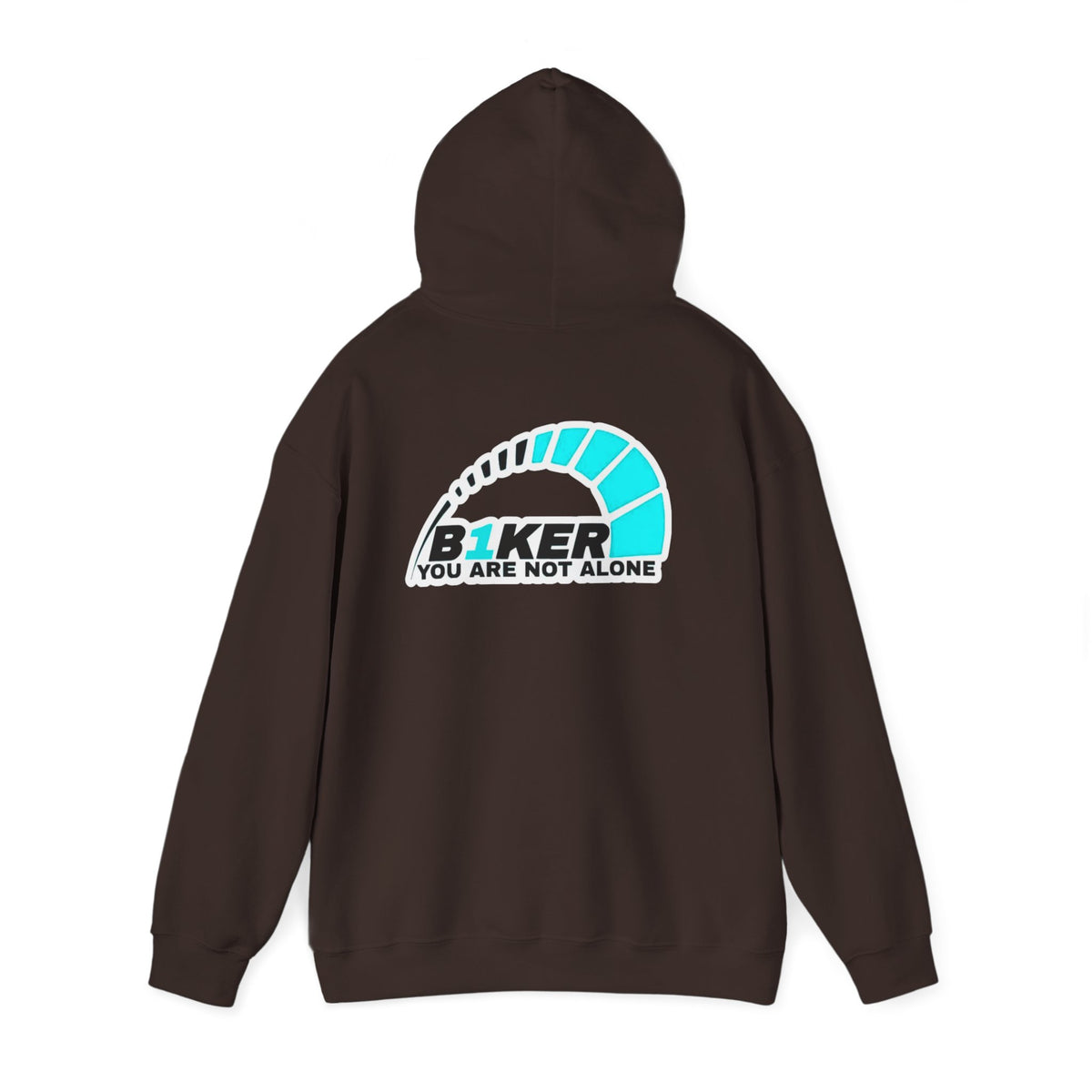 B1KER Hoodie- You Are Not Alone (Turquoise)