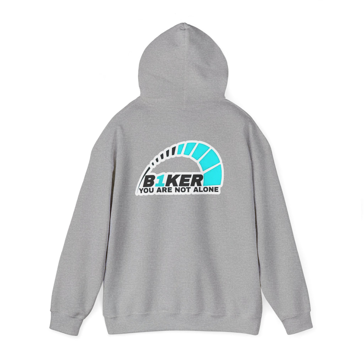 B1KER Hoodie- You Are Not Alone (Turquoise)