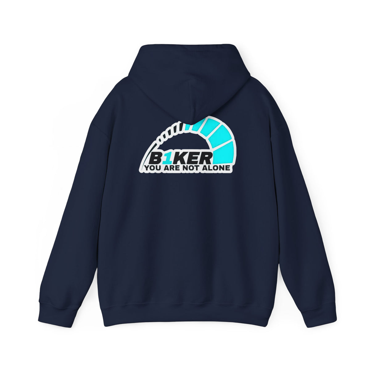 B1KER Hoodie- You Are Not Alone (Turquoise)